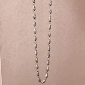 925 Sterling Silver Barrel Necklace